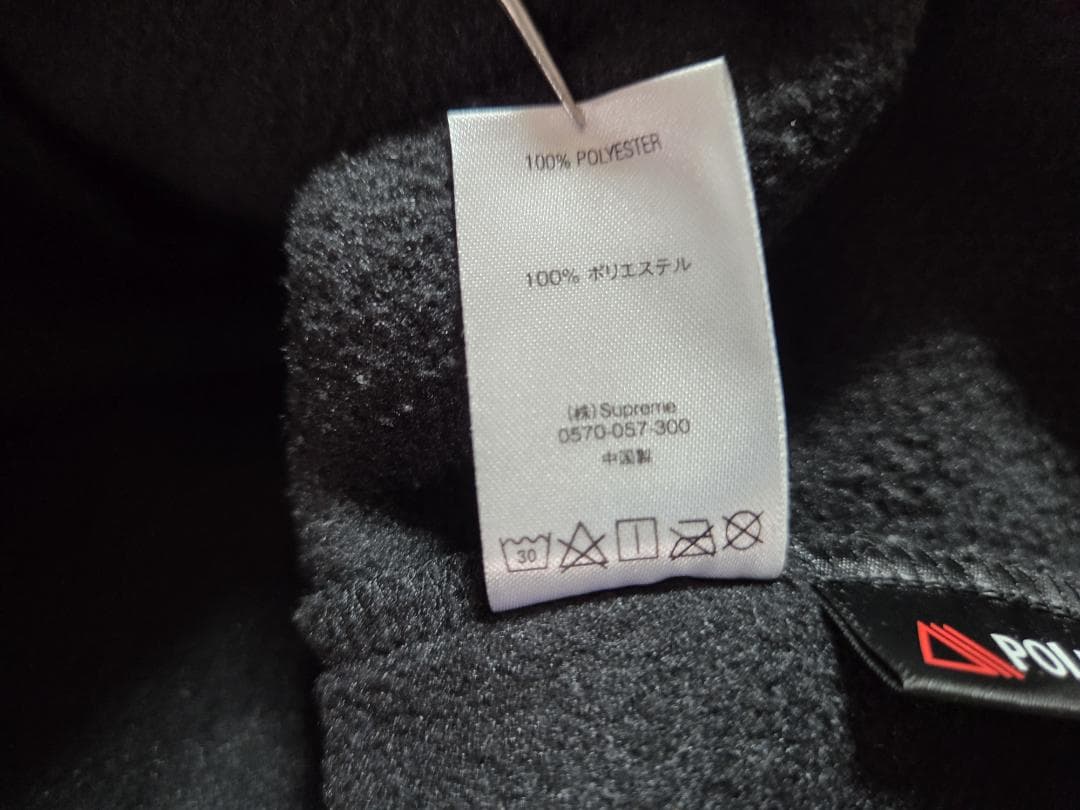 【更に値下しました】Supremeポーラテックフリースパーカー黒S