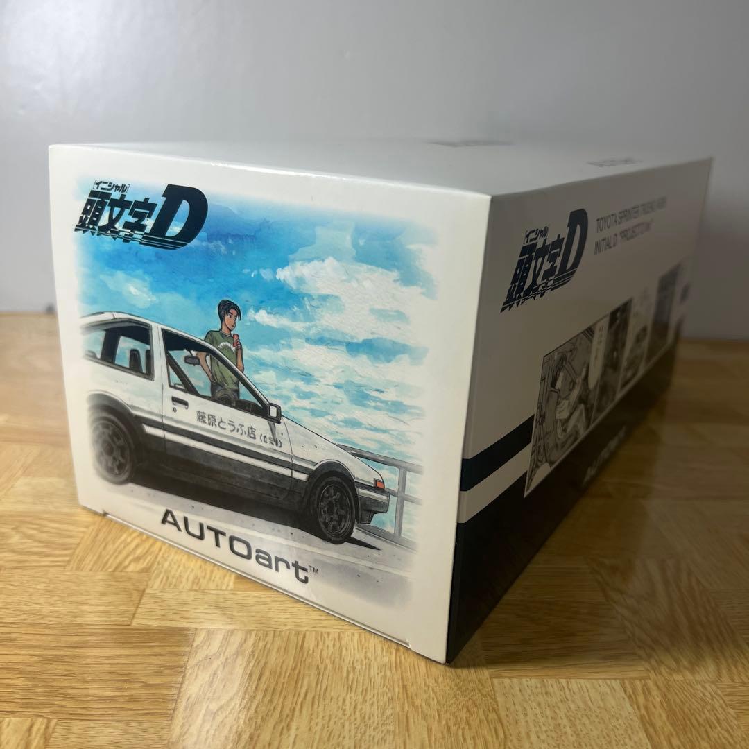 【開封美品】1/18 スプリンタートレノ AE86 頭文字D【オートアート】
