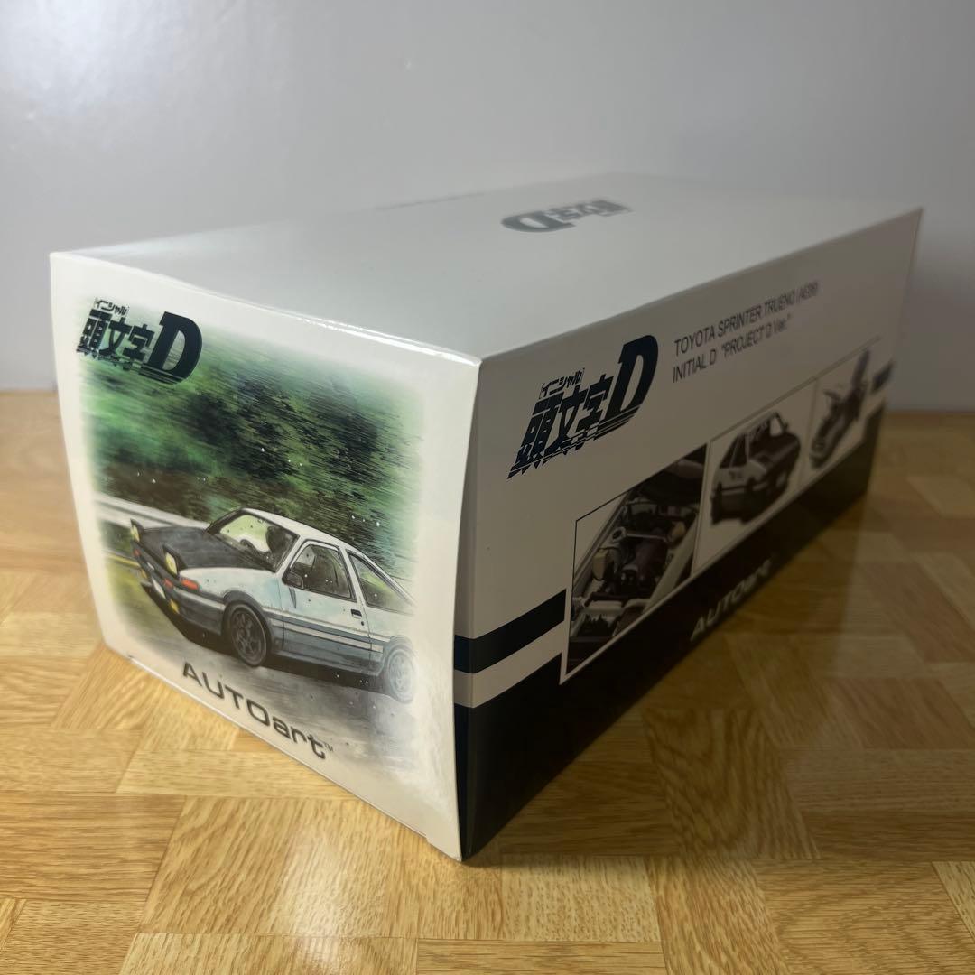 【開封美品】1/18 スプリンタートレノ AE86 頭文字D【オートアート】