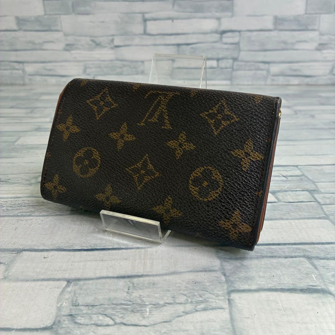 美品　50 LOUIS VUITTON ルイヴィトン　モノグラム　二つ折りul7