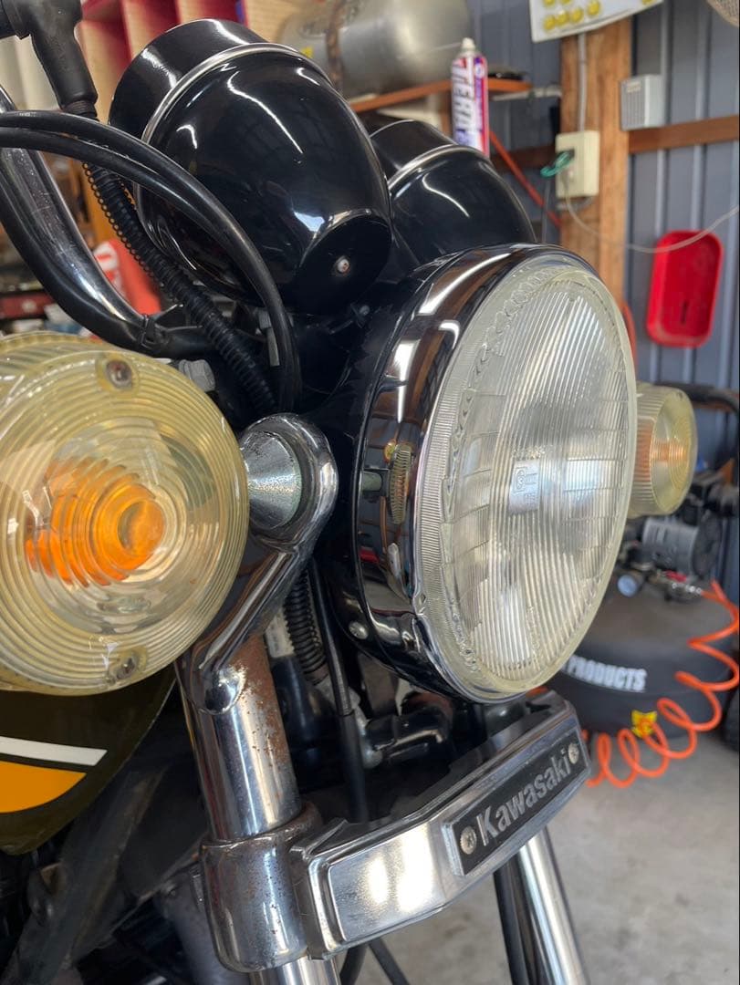 希少当時物180πシビエ凹レンズ付ヘッドライト/マーシャルCIBIE 希少