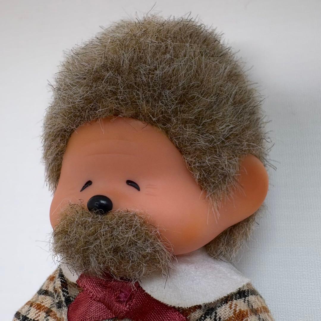 80年代 ソフビ グミ モンチッチ おじいちゃん　monchhichi 584
