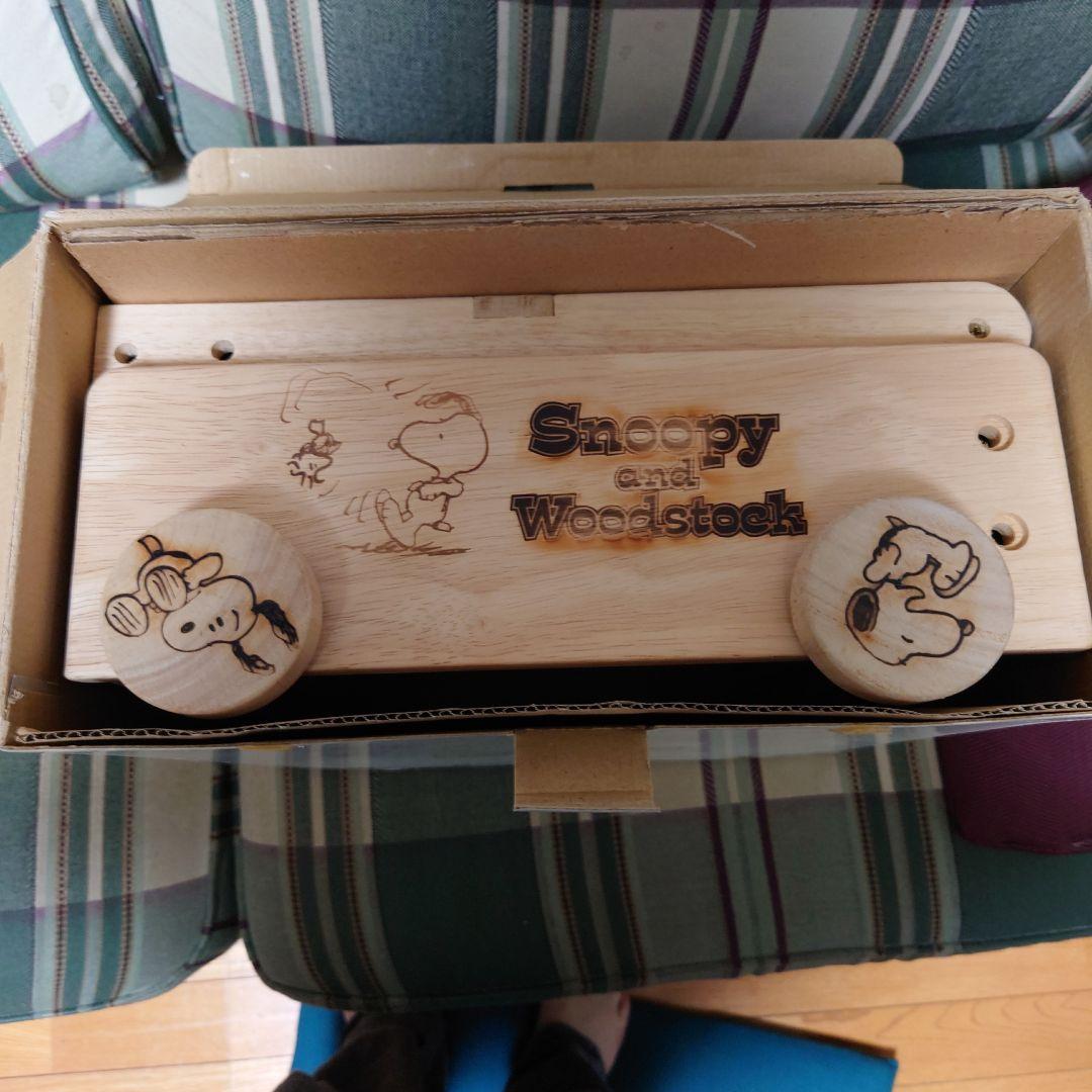 スヌーピー押し車つみき