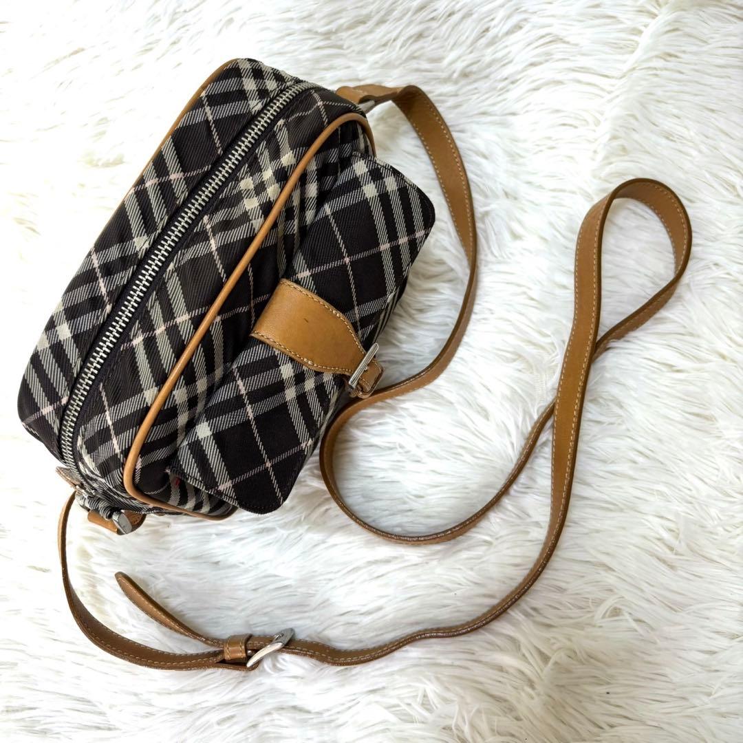【美品】BURBERRY BLUE LABEL ショルダーバッグ ノバチェック