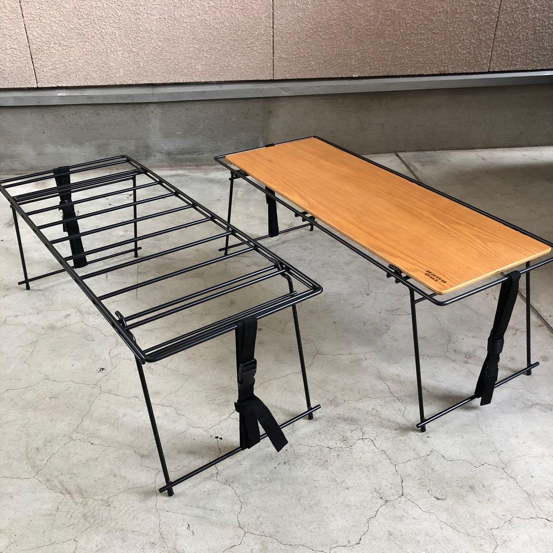 Hang out Crank Stacking Rack WOOD & IRON