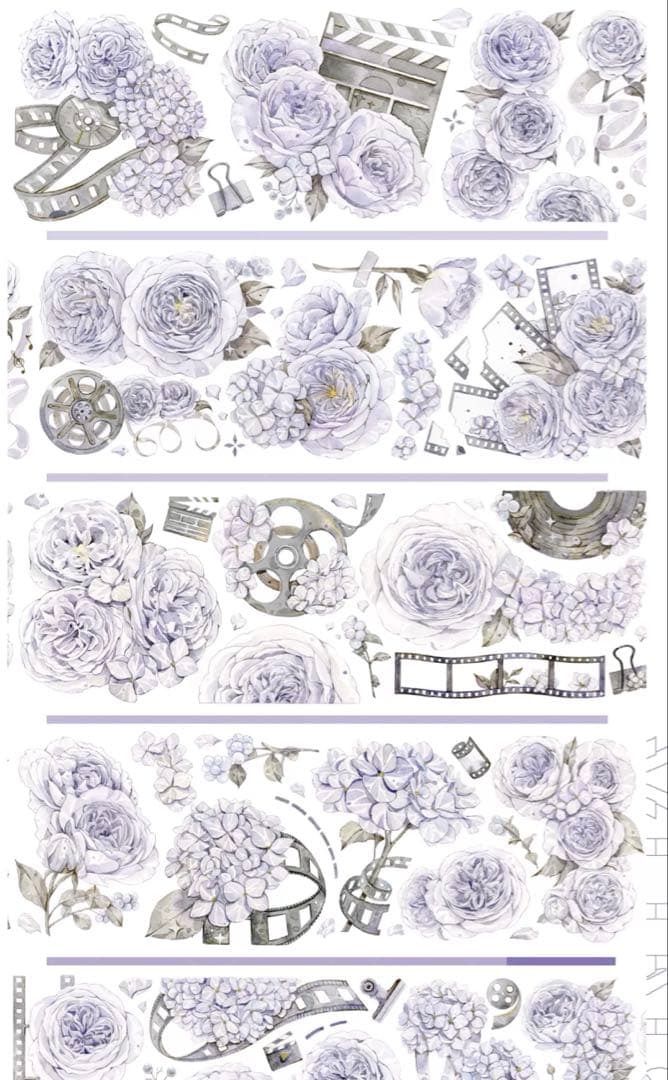 ⭐️SALE⭐️筠水阁文创《紫影旧梦》海外マスキングテープ　マステ 【2181】