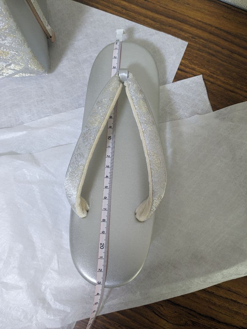 高級 沙織 和装バッグ 草履 セット L