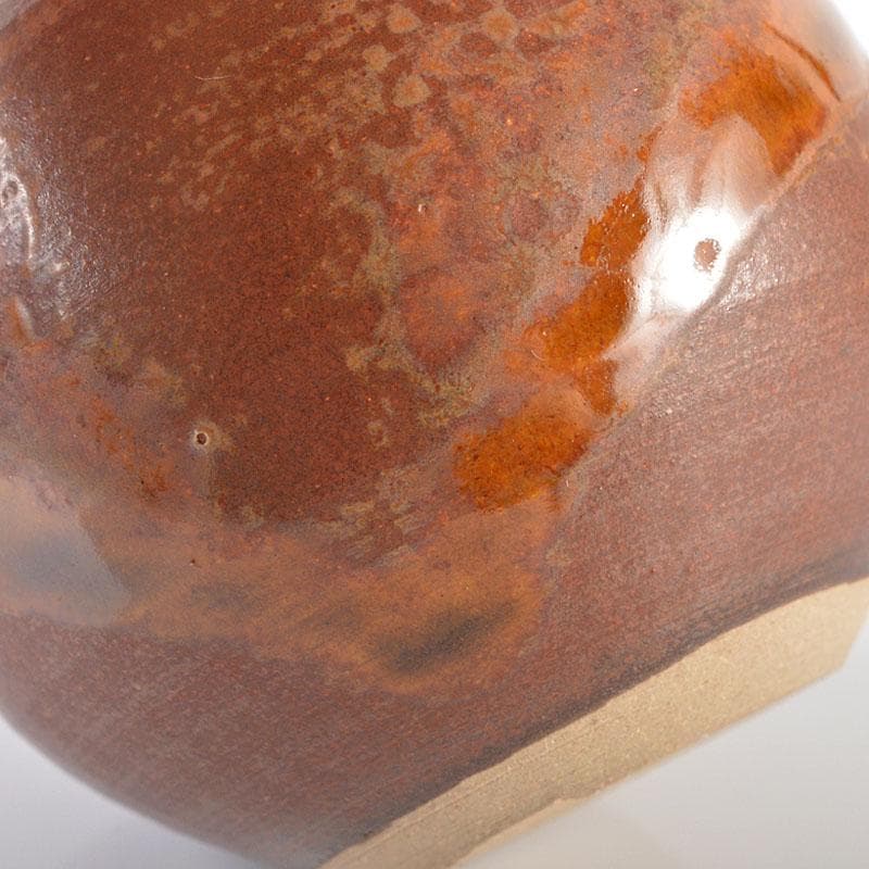 茶道具 龍喜窯 白玉文珠写 茶入 西陣織正法寺純子 仕覆付 共箱 V R6165