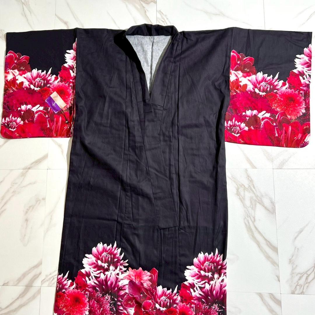 2018　未使用　Rady リゾフラ リゾートフラワー　浴衣　帯セット　ブラック
