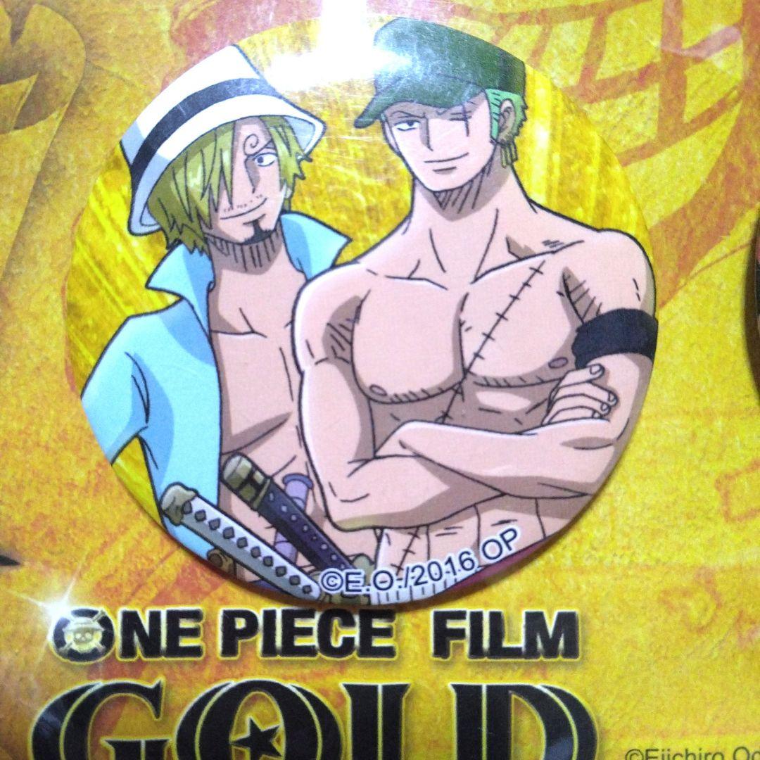 ワンピース FILM GOLD 缶バッジセット