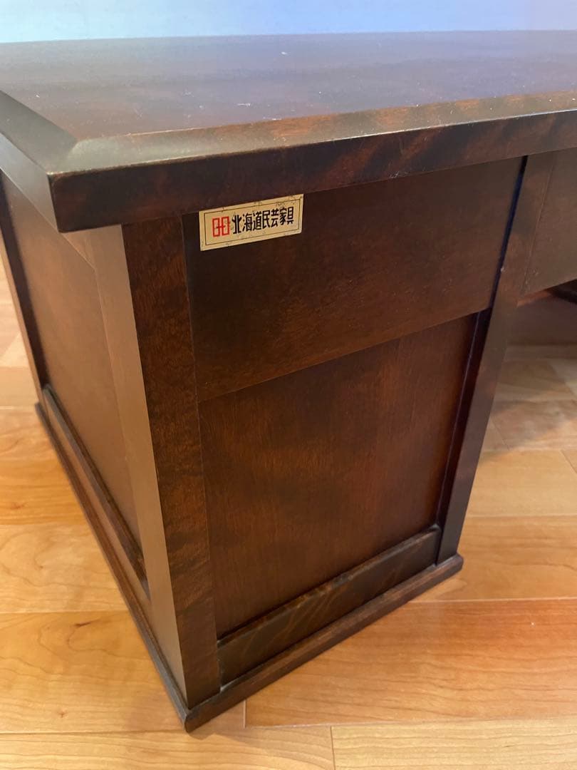 昭和レトロ 文机 （北海道民芸家具）12/14㈰まで 多分現行デザイン