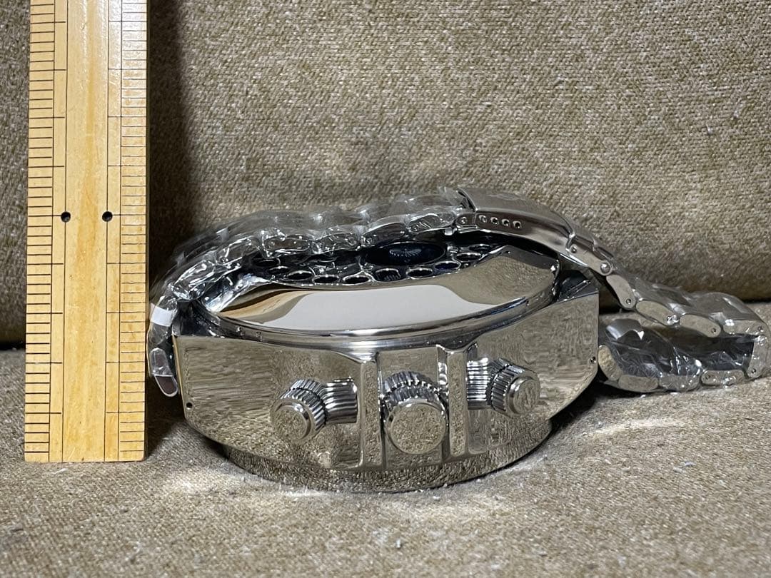 レア！】musk 腕時計型置き時計 大きい腕時計 動作確認済み アラーム