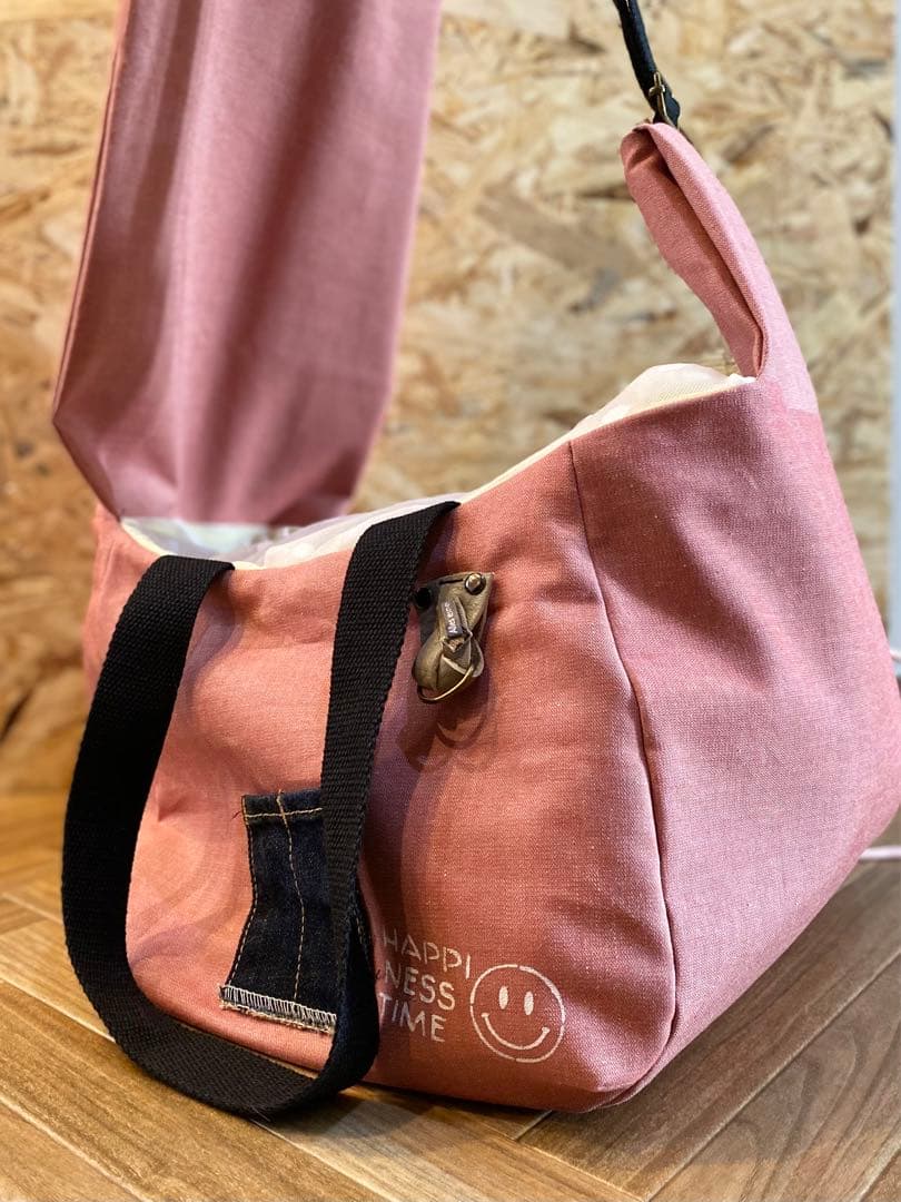 ペット用スリング キャリーバッグ デニムリメイク ハンドメイド