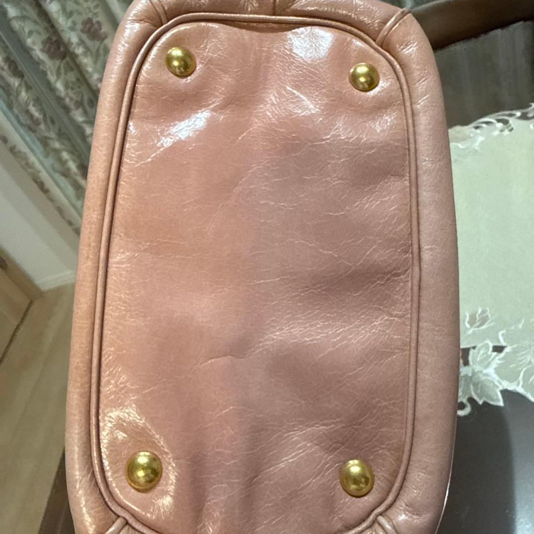 miu miu ピンク ハンドバッグ