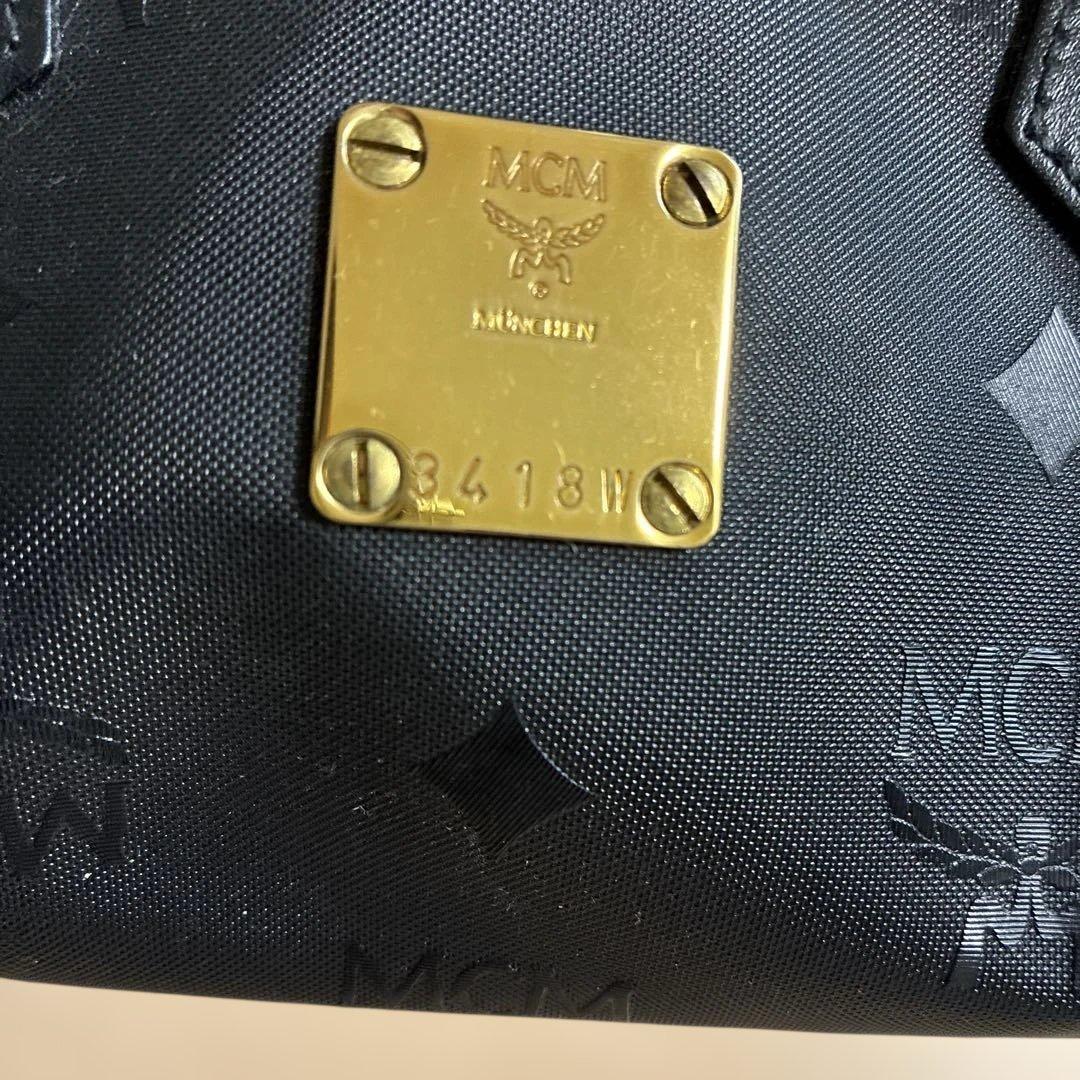 MCM 黒 ミニショルダーバッグ 3418W