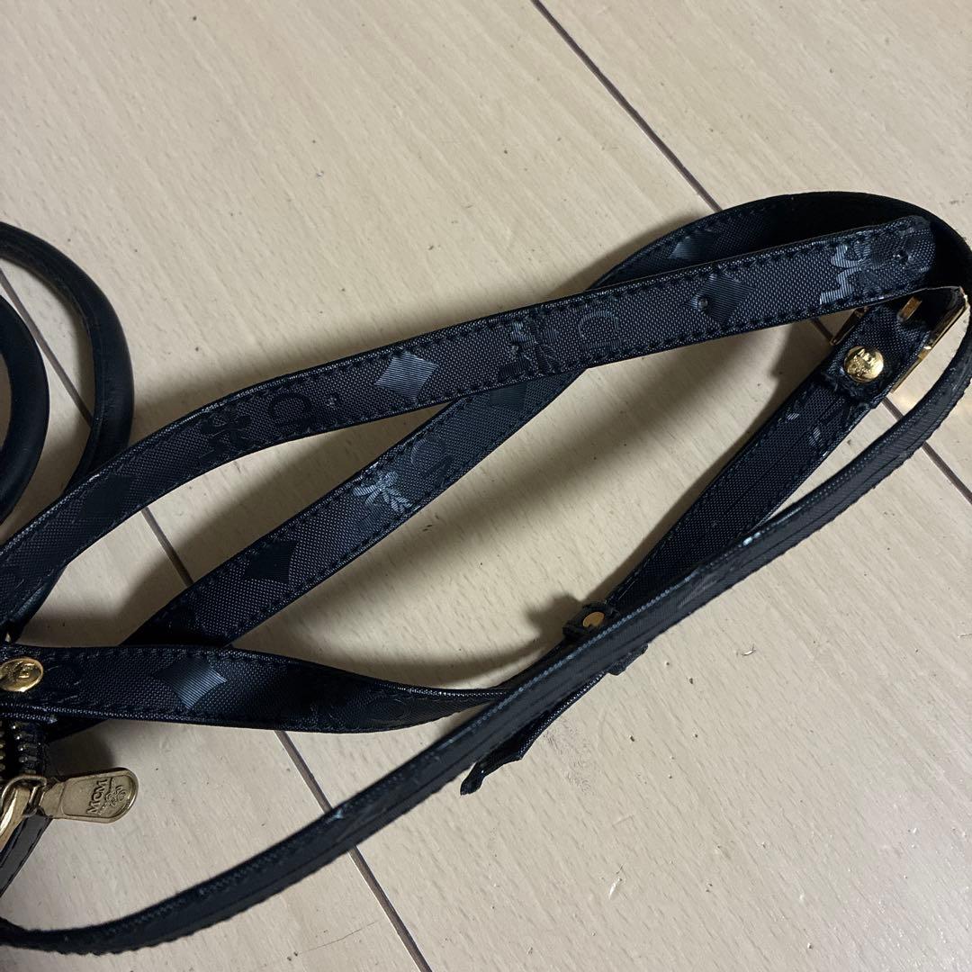 MCM 黒 ミニショルダーバッグ 3418W