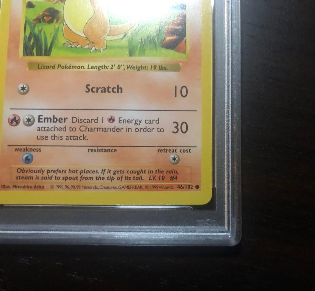 【PSA9】旧裏　ヒトカゲ　Charmander　英語版　ポケモンカードゲーム
