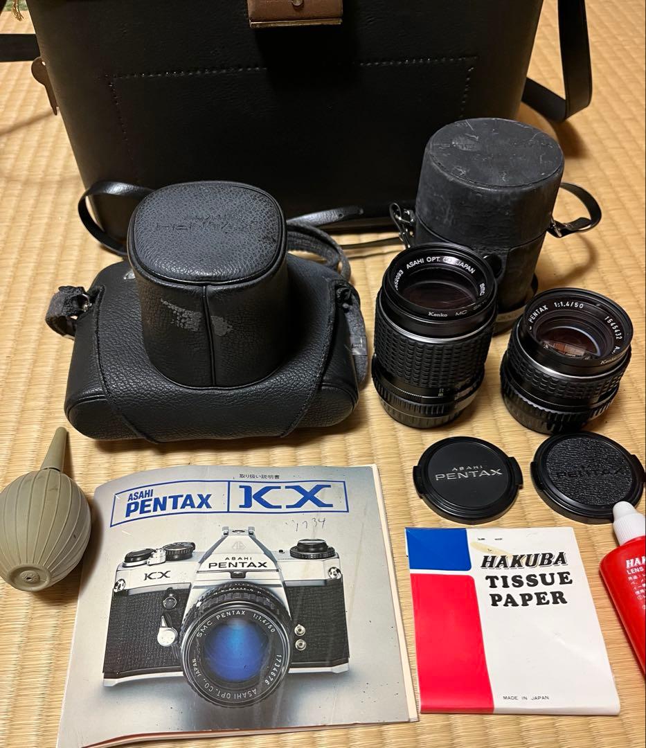 ペンタックス KX シルバ ボディ PENTAX 中古フイルムカメラ望遠レンズ