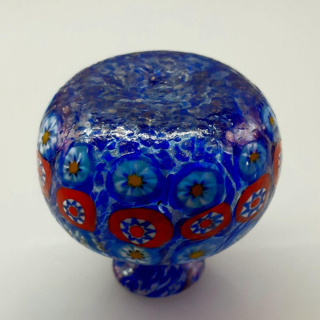 MURANO GLASS ムラノ 花蓋 ミルフィオリ 香水瓶 パフュームボトル