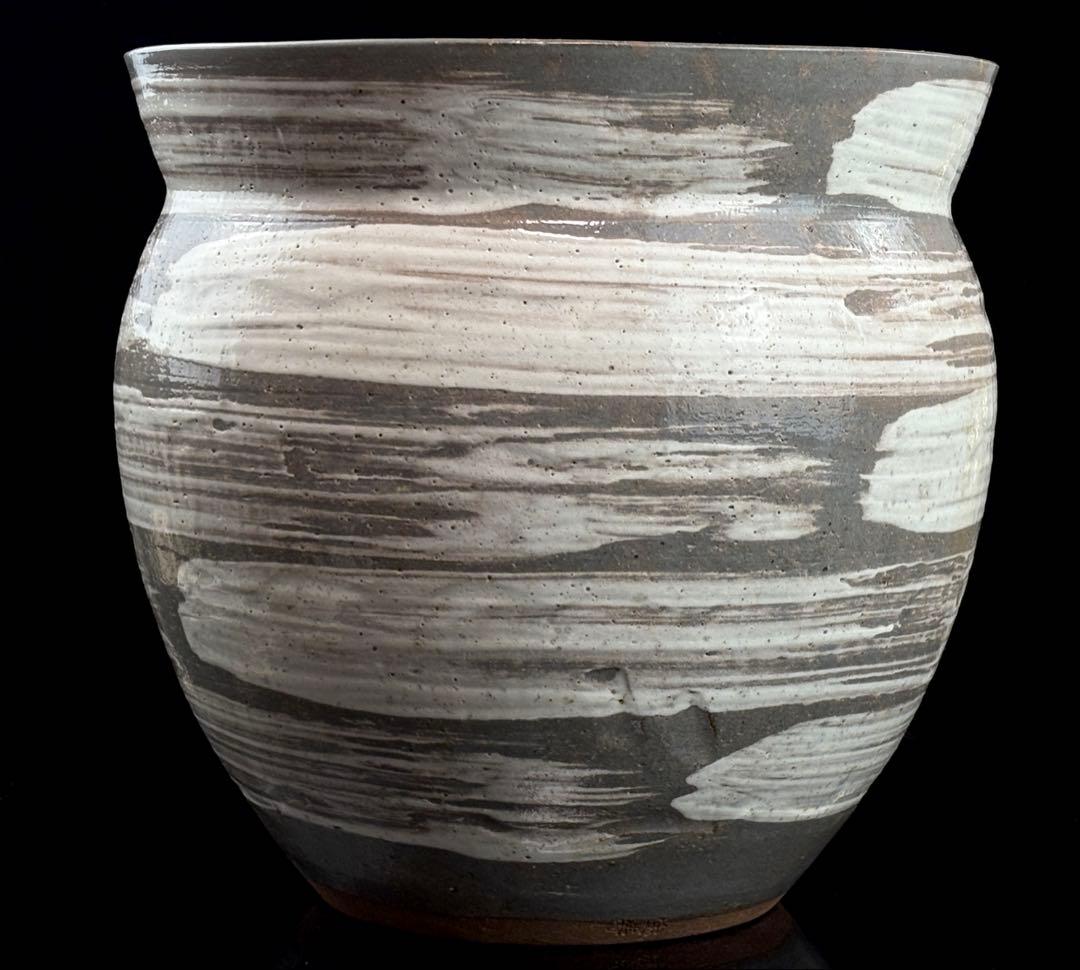 茶道具【宝寿】銘 刷毛目 水屋瓶（大）杉割蓋付 R811102 - メルカリ