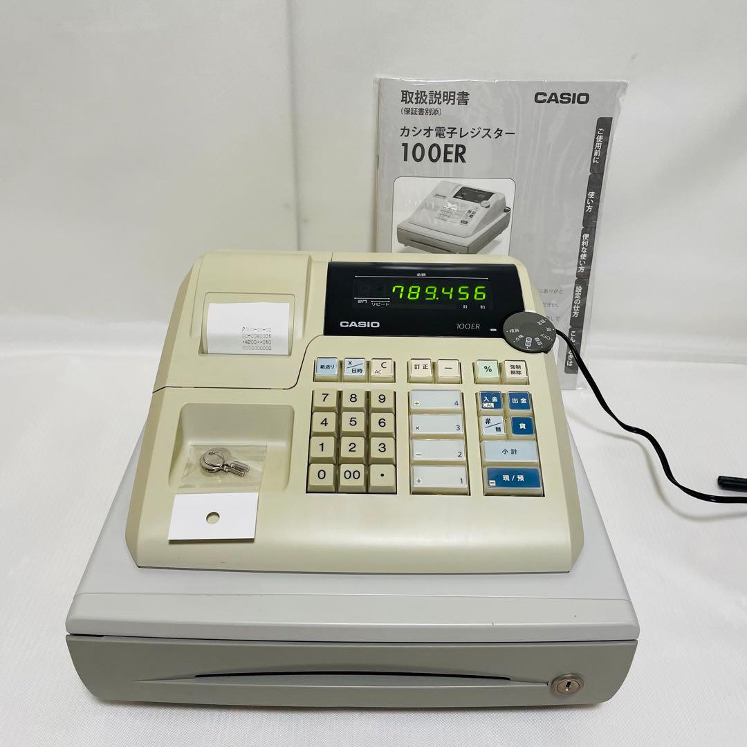 カシオレジスター 100ER 簡単便利特殊 送料込 881818 カシオレジスター