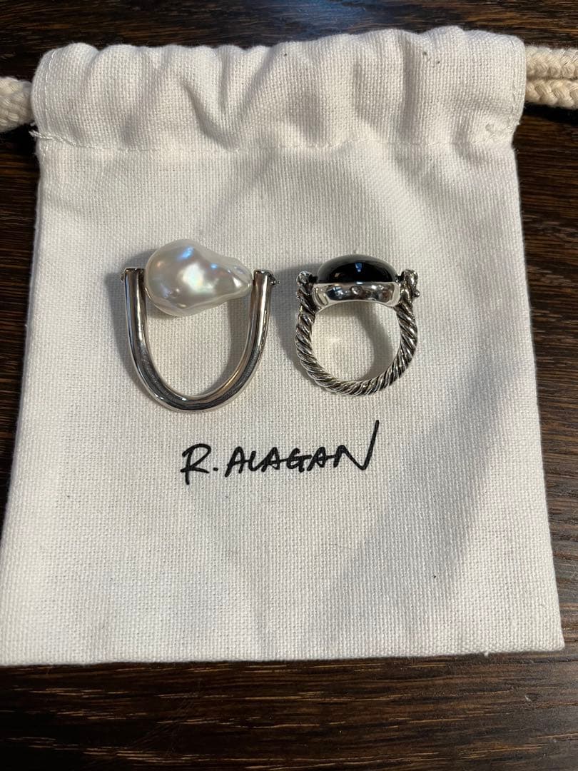 1/11までの出品　R.Alagan バロックパールリング　ララガン