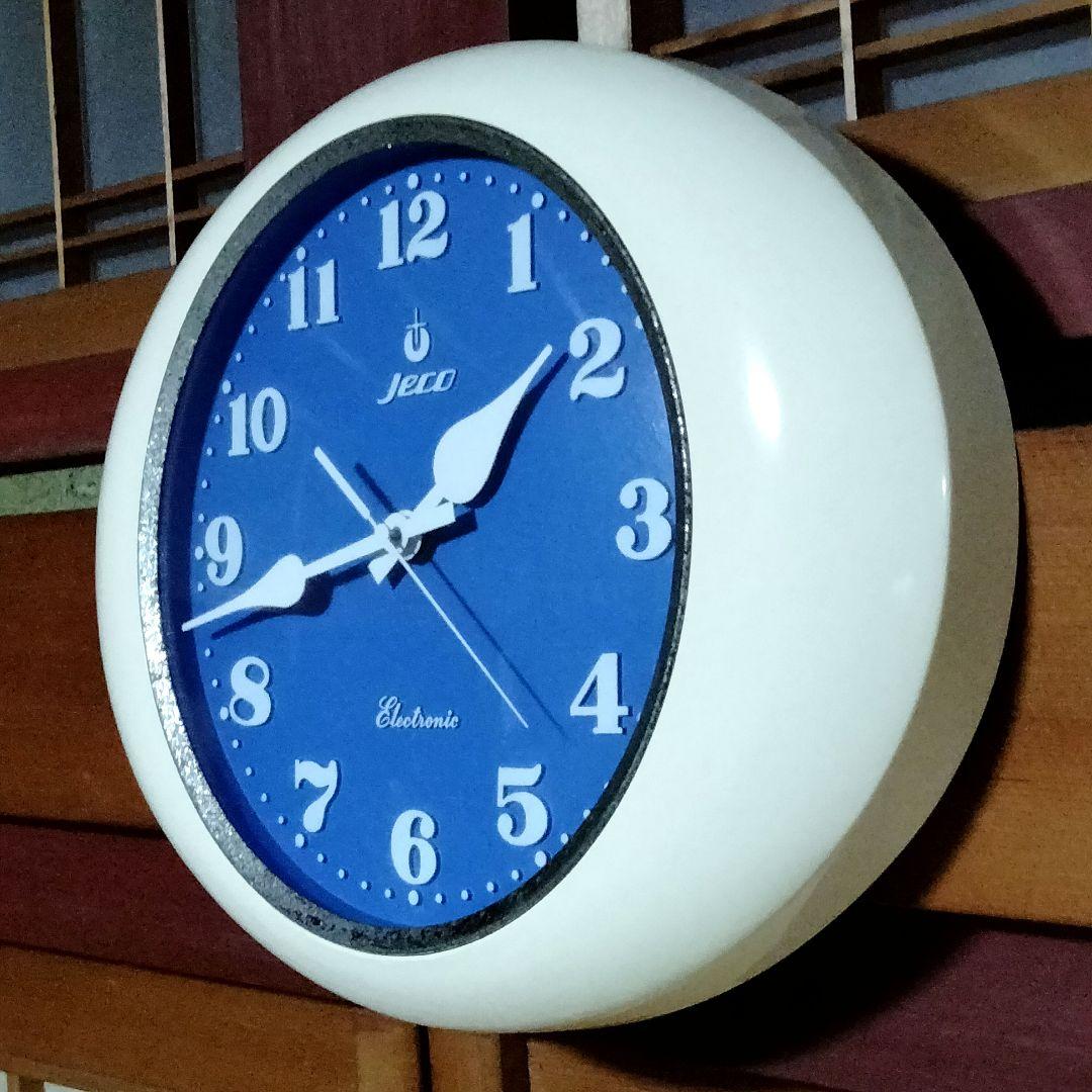 【美品 動作品】ジェコー jeco 掛け時計 ミッドセンチュリー アンティーク