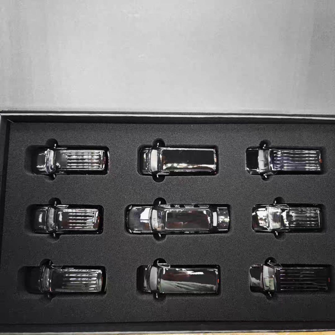 【HEC限定／9台セット】596 1/64 アメリカ大統領車隊 フルセット