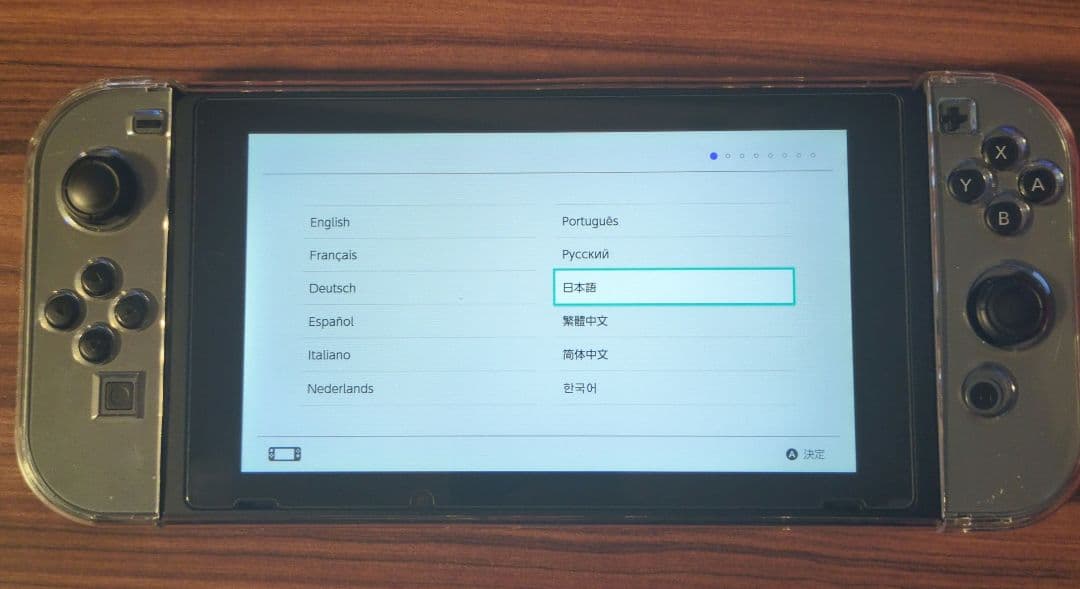 鈴*菜様 Nintendo Switch 本体 グレー (透明カバー付き)