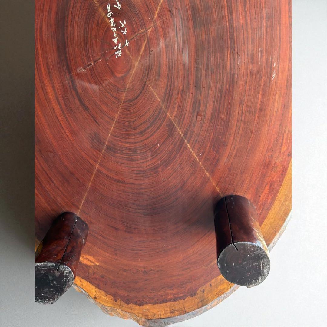 花梨✨一枚板テーブル 高級無垢材 ローテーブル 座卓 和モダン 天然