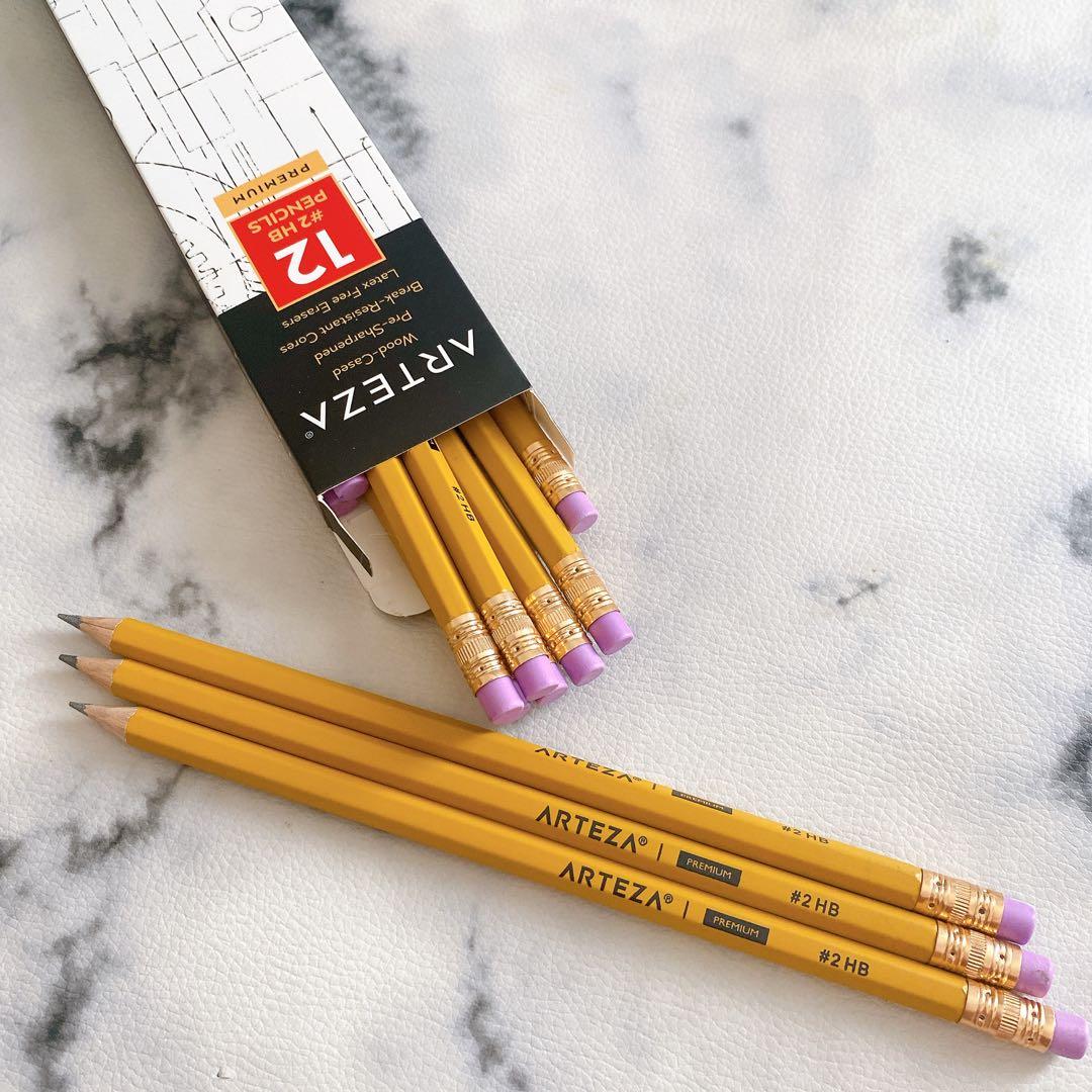 ☘️大容量☘️【72本】デッサンのゴム製HB2 Artezaの鉛筆 文房具・事務