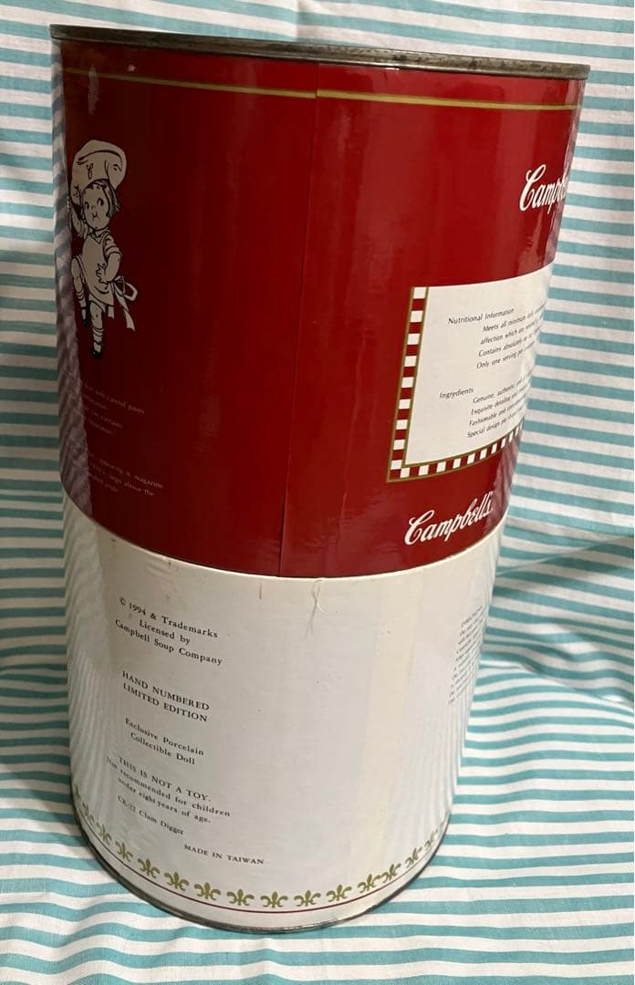 キャンベルスープ古い人形＊アメリカントリー雑貨アンティークドール