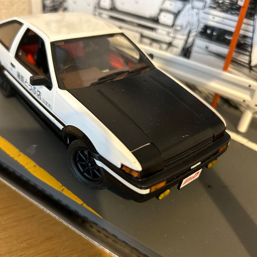 イニシャルD TOYOTA AE86 ミニカー　 台座ネジ欠品