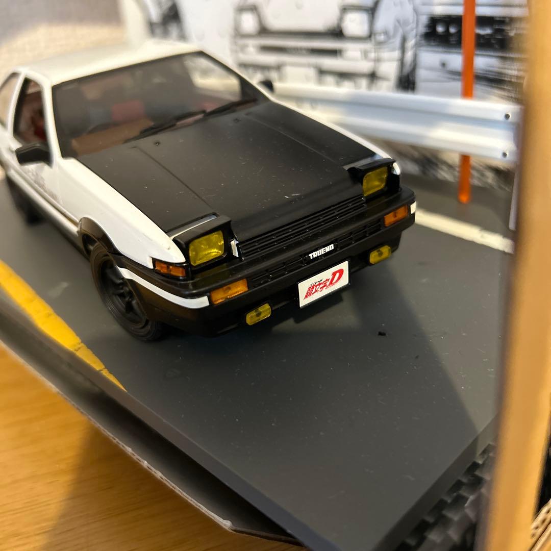 イニシャルD TOYOTA AE86 ミニカー　 台座ネジ欠品