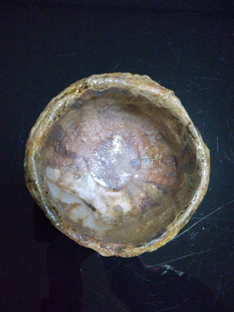 【備前焼 茶碗⑤】備前土釉薬茶碗／伝統工芸士 森本 桂／送料込み！