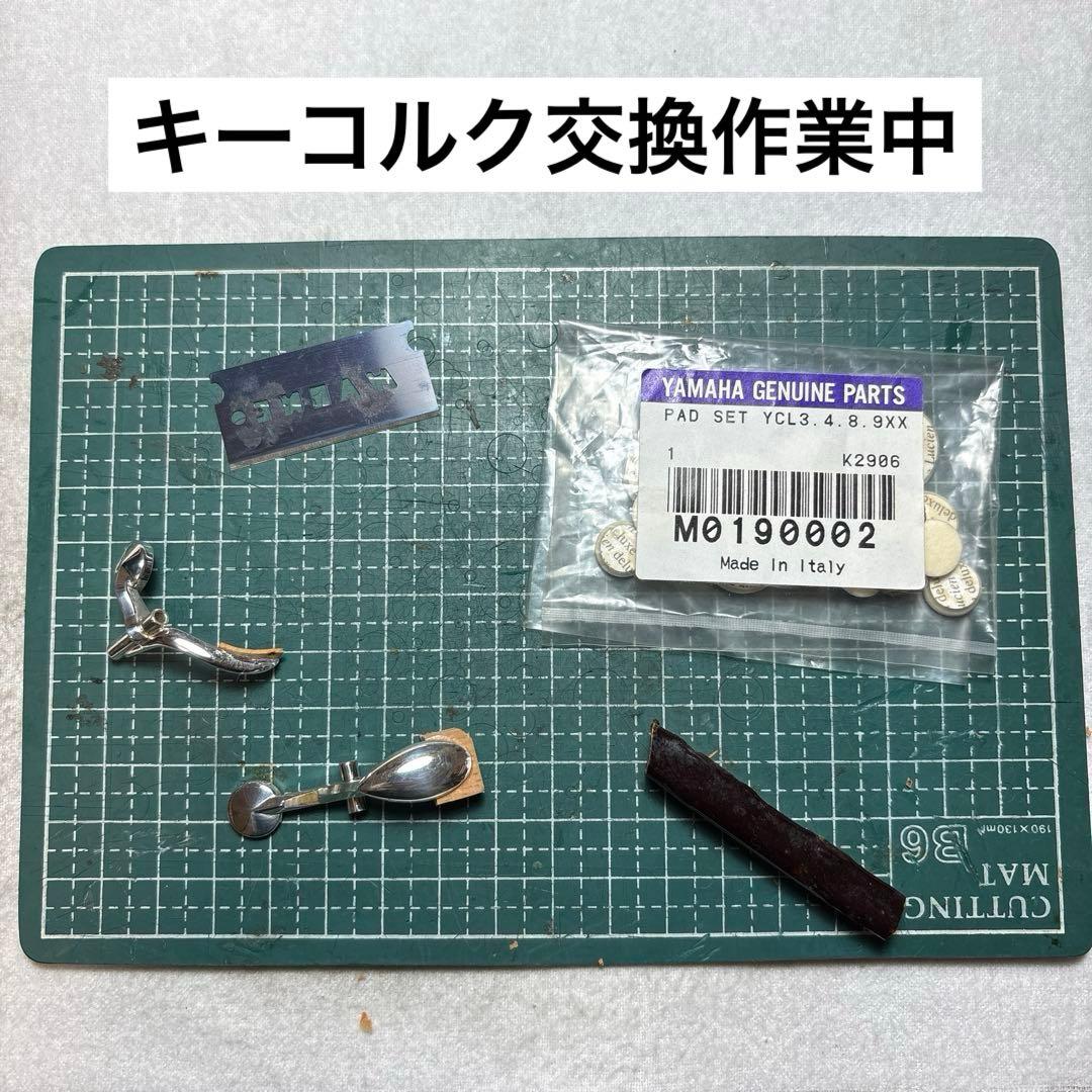 クラリネット ヤマハ YAMAHA YCL350F 全タンポ交換品 付属品付き