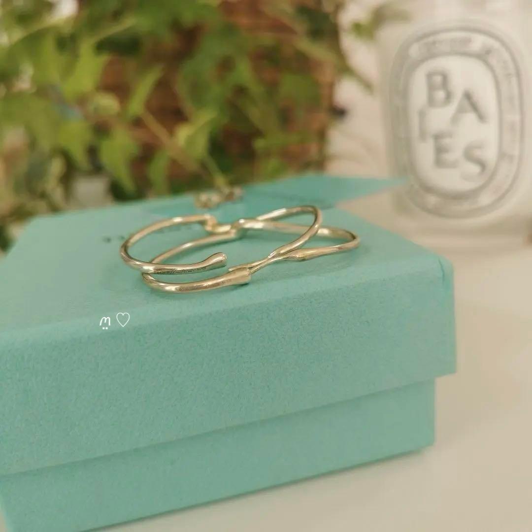 ティファニー オープンハートフープピアス スモール S スターリング