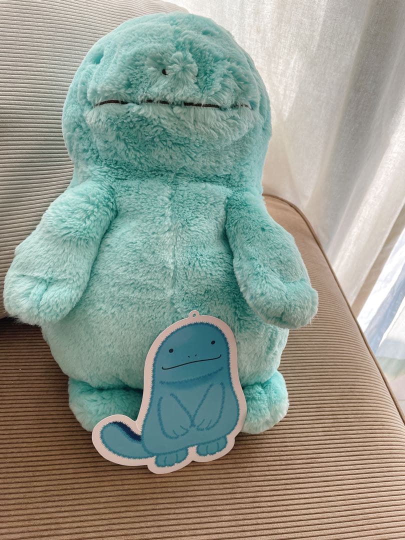 明日から送料分値上げします 【ほぼ未使用】ふわふわ抱きぬいぐるみ　ヌオー