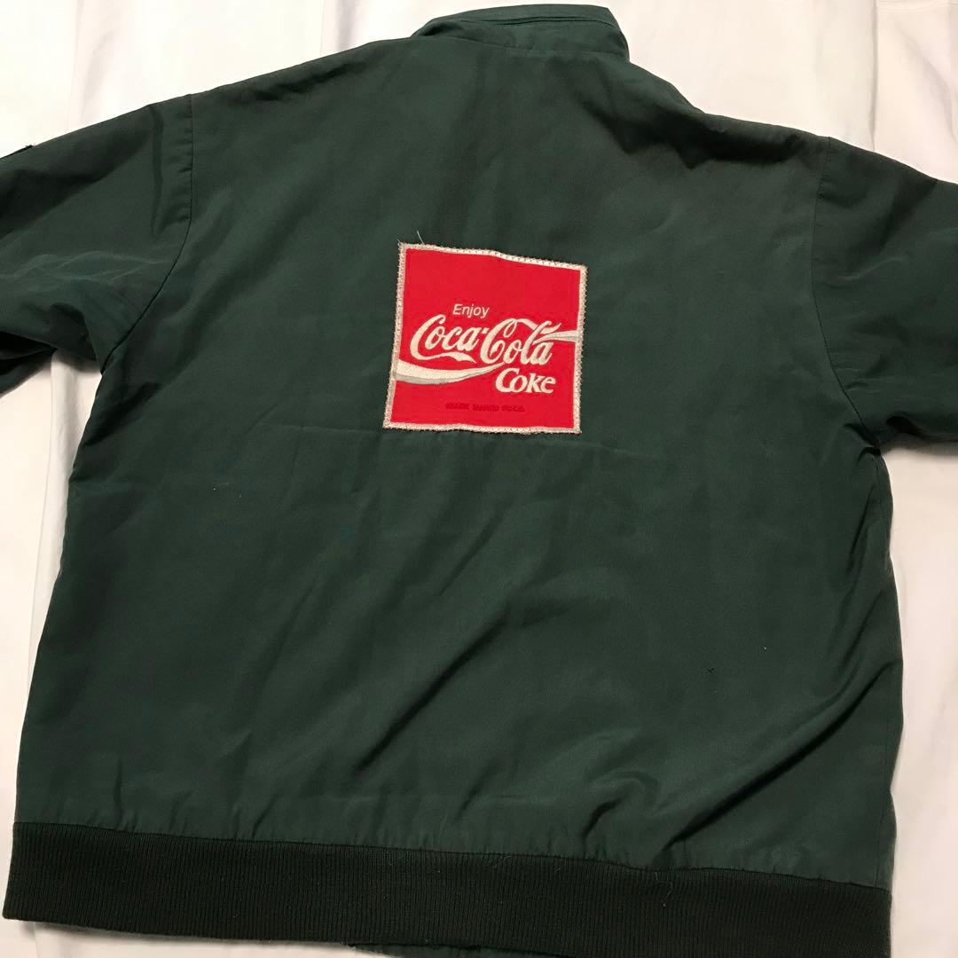 coca-cola コカコーラ 当時物 作業服ワークジャケット両面刺繍ワッペン