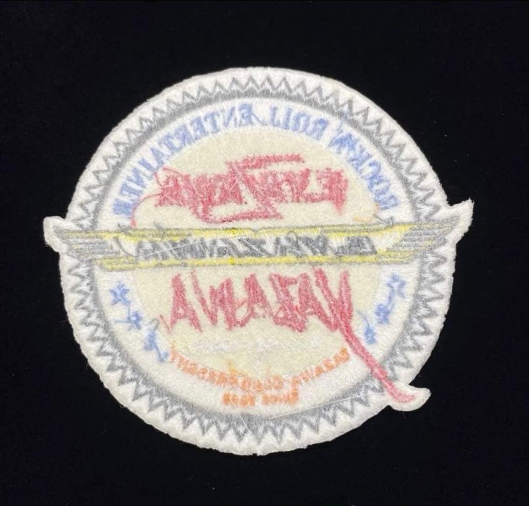 矢沢永吉 大判刺繍ワッペン スリーロゴ ラスト 矢沢永吉 大判刺繍