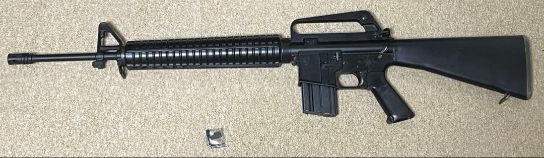 【値下げ可・美品・未発火品】マルシン工業　M16A1 モデルガン カスタム マルシン] COLT M16A1ライフル 金属モデルガン マガジン固定緩め (訳