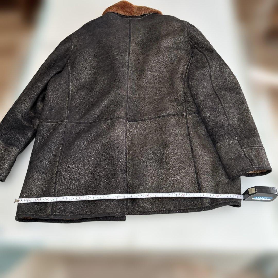 ダークブラウンムートンコート