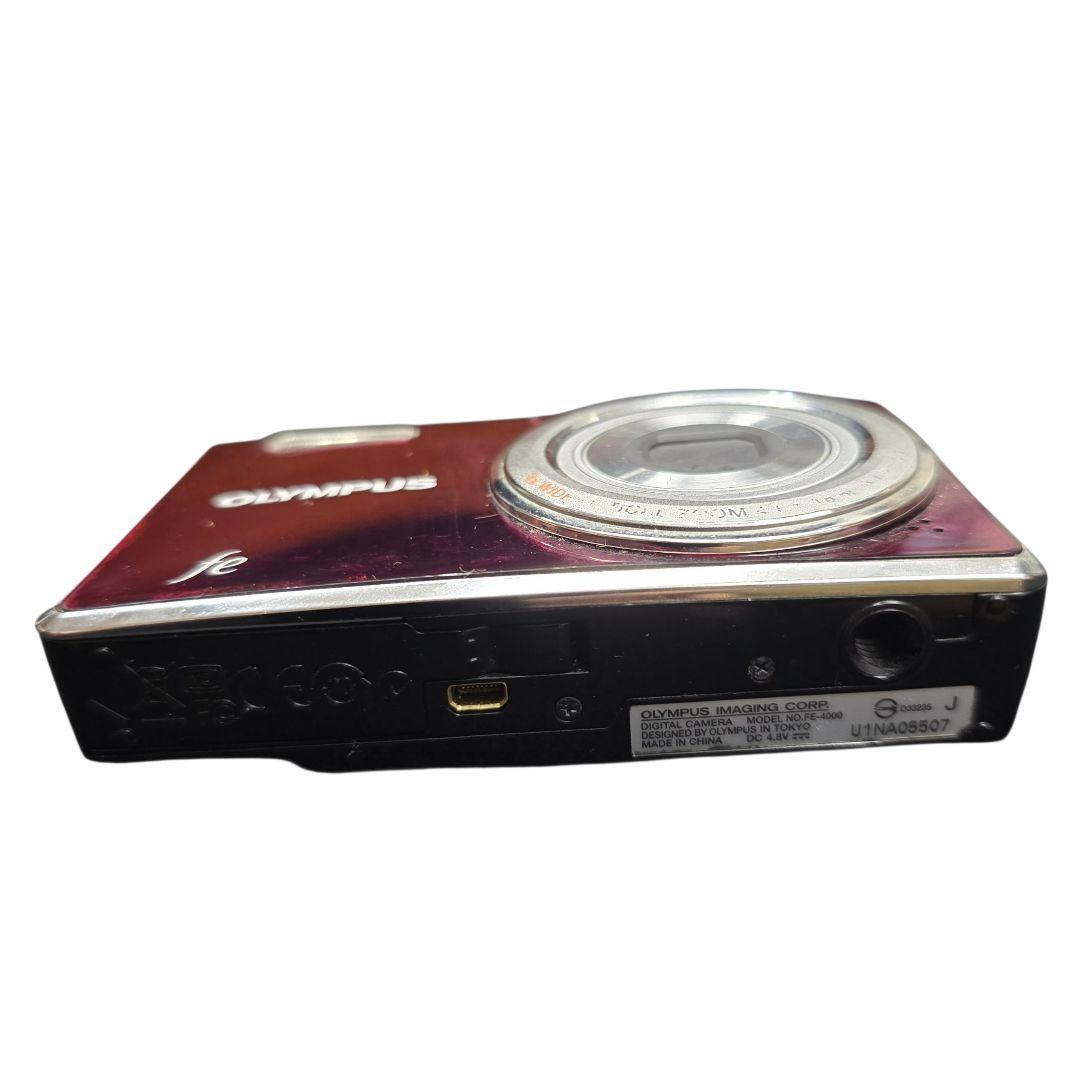 動作OK OLYMPUS オリンパス fe FE-4000 レトロコンデジピンク