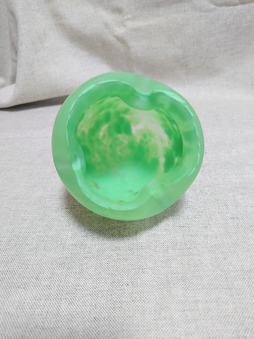 藤田喬平 手吹 金彩 灰皿 ガラス 2個 美術品・アンティーク・コレクション