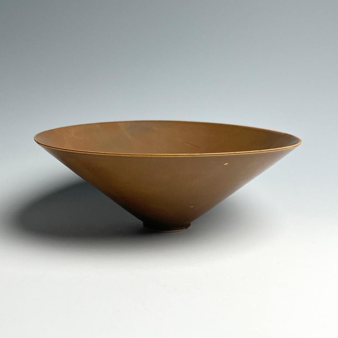 送料込【逢絢亭】茶道具 茶入 萩焼 肩衝形 仕覆付 金子信彦 共箱入り