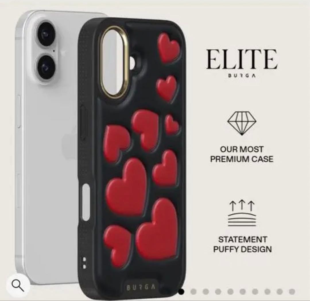 BURGA ハートデザイン iPhone 17 ケース Love Letter - iPhone 17 Pro Max Case | BURGA