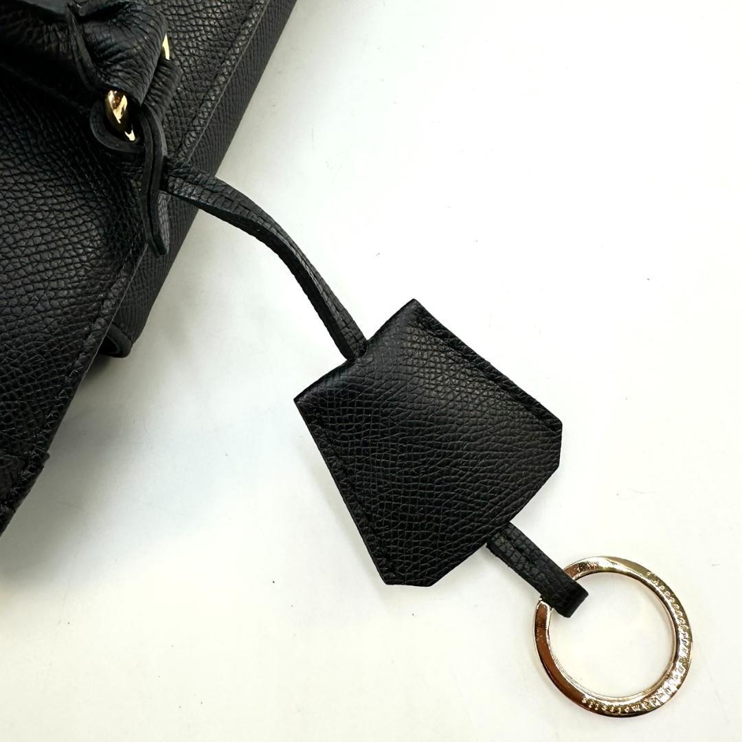 A.D.M.J. スワロフスキー ビジュー ハンドバッグ トートバッグ ブラック