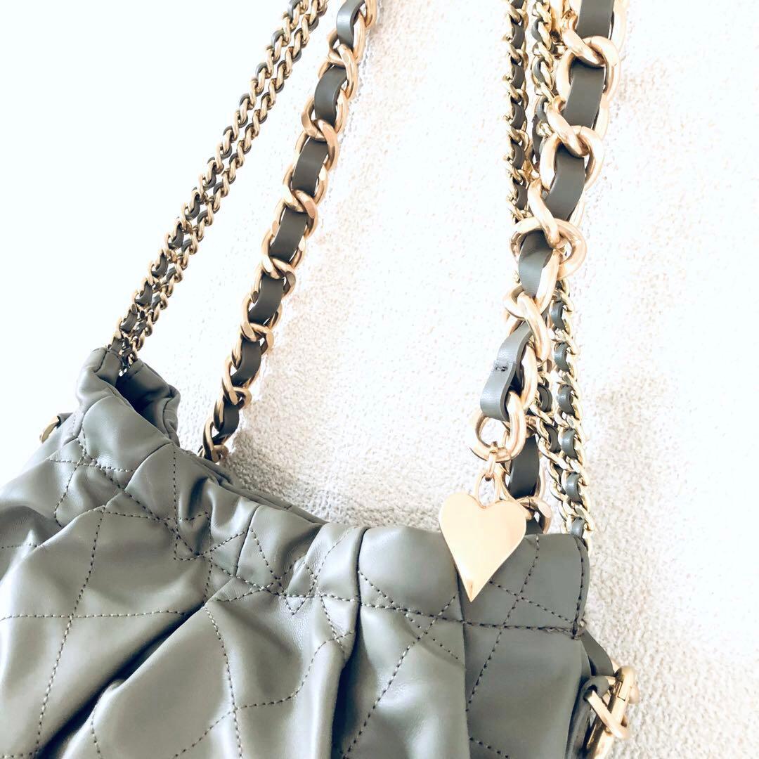 CHARLES & KEITH Duo ブレードチェーンハンドルホーボーバッグ