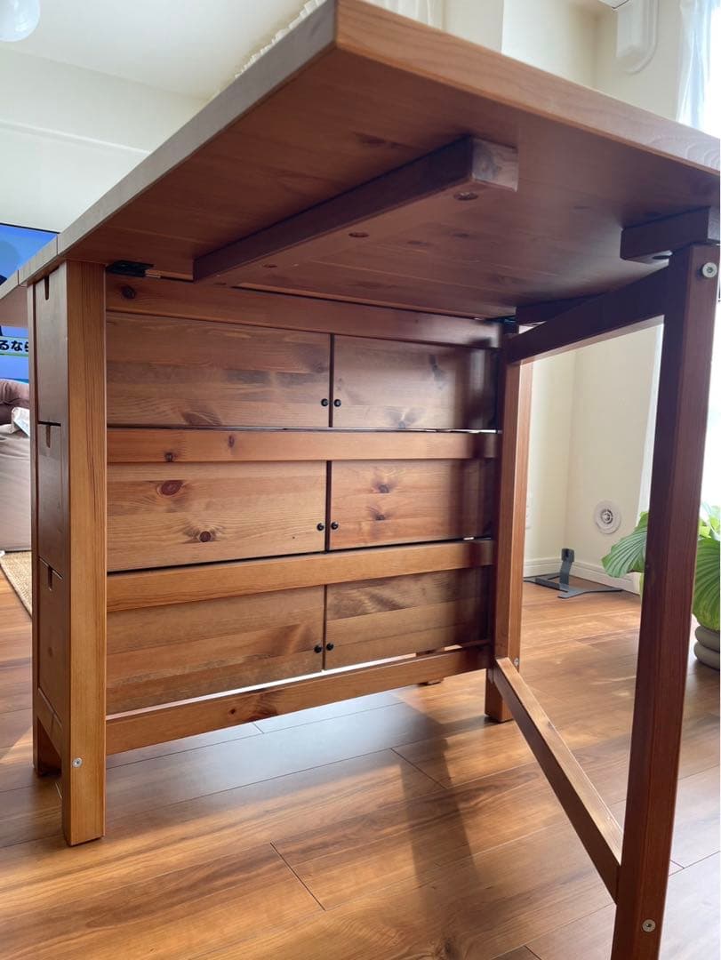 【廃盤カラー】IKEA ノールデン　ゲートレッグテーブル