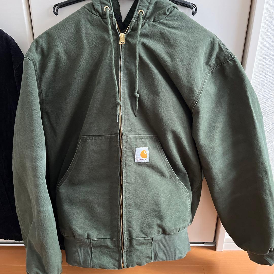 CARHARTT WIP OGアクティブジャケット　オリーブ/ストーンキャンバス